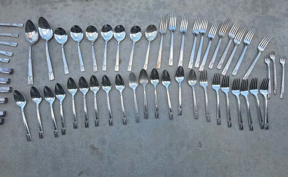 Nobility Plate Silverplate Flatware Set Large Assorted Lot